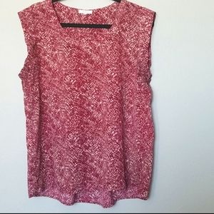 Pleione cap sleeve blouse large